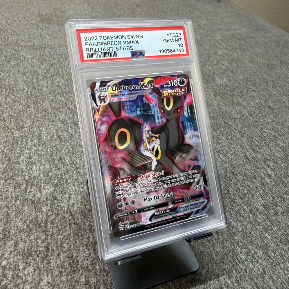 PSA 10 Umbreon VMAX TG23/TG30 Brilliant Stars Trainer Gallery Full Art 2022
